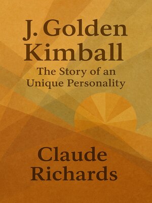 cover image of J. Golden Kimball